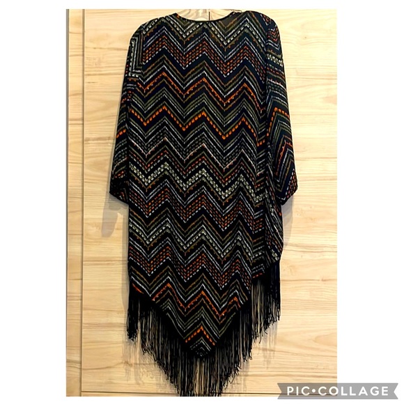 Riley & James Sheer Fringed Cardigan - Picture 2 of 10